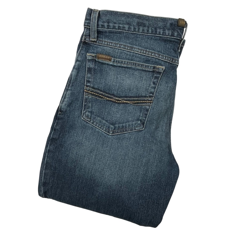Ariat M4 Legacy Relaxed Bootcut Jeans Mens 32x34 (Fits 32x33) Blue Kilroy Denim
